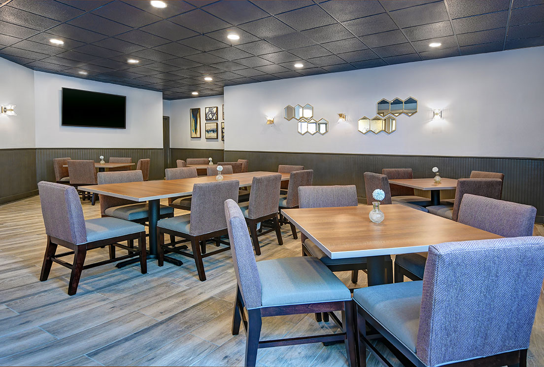 Private dining suite at Infused